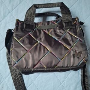 Lug Jitterbug Crossbody BagBlack with Rainbow